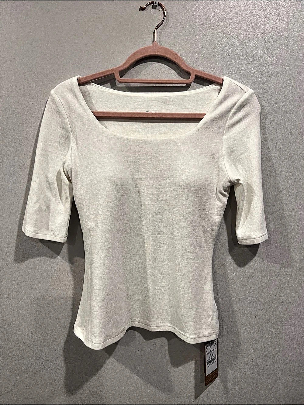 OGL Body A Square Neck Top White Size XS NWT